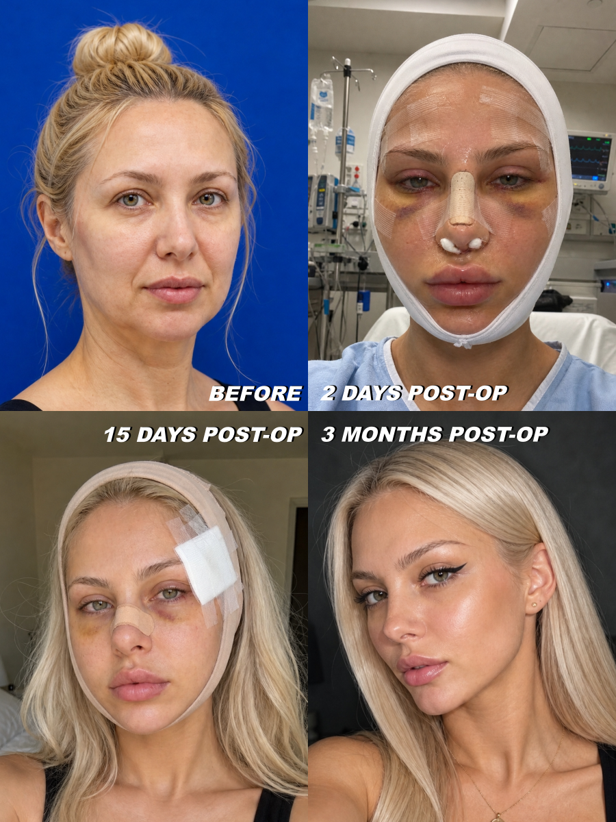 Case 04, Tri-Plane Deep Plane Facelift before and after
